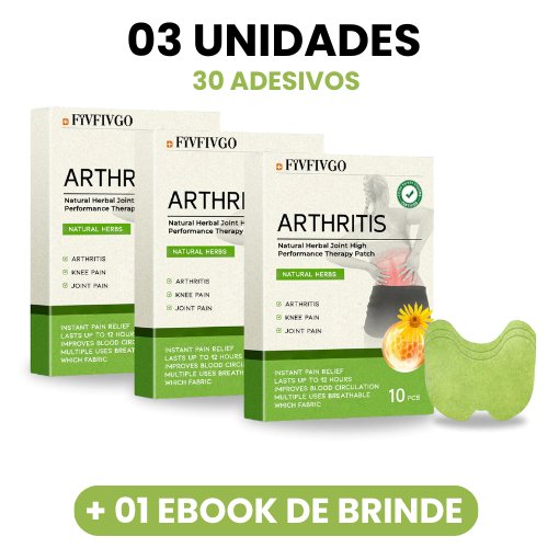 Arthritis™ – Adesivo para Articulações - Mania das CoisasArthritis™ – Adesivo para ArticulaçõesMania das Coisas