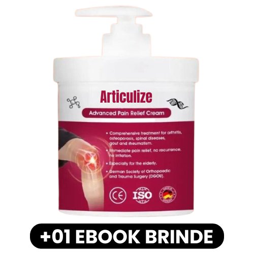 Articulize - Creme para Alívio da Dores e Cicatrização Óssea - Mania das CoisasArticulize - Creme para Alívio da Dores e Cicatrização ÓsseaMania das Coisas