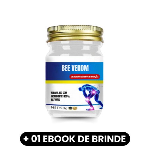 Bee Venom - Creme Curativo para Articulações - Mania das CoisasBee Venom - Creme Curativo para ArticulaçõesMania das Coisas