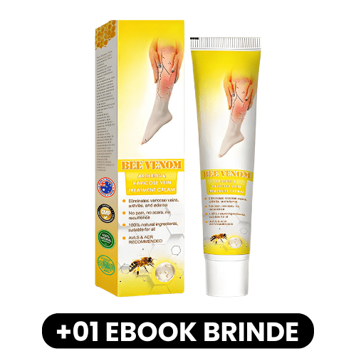 BEE VENOM - Creme para Tratamento de Artrite e Varizes - Mania das CoisasBEE VENOM - Creme para Tratamento de Artrite e VarizesMania das Coisas