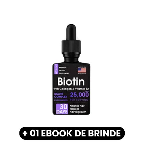 BIOTIN™ - Sérum para Crescimento Capilar e Folículo - Mania das CoisasBIOTIN™ - Sérum para Crescimento Capilar e FolículoMania das Coisas