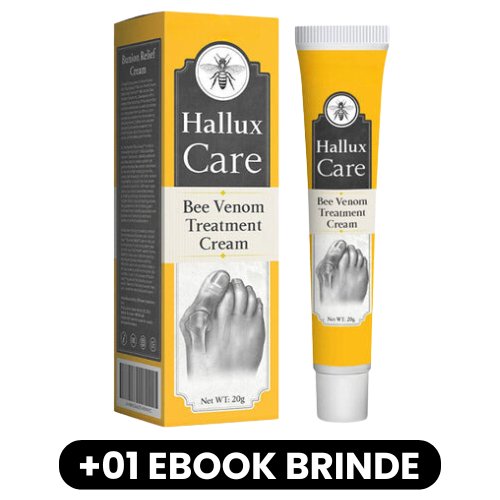 HalluxCare - Creme de Tratamento - Mania das CoisasHalluxCare - Creme de TratamentoMania das Coisas