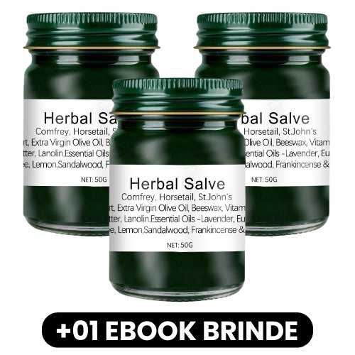 Herbal Salve - Creme Orgânico para Escultura Corporal - Mania das CoisasHerbal Salve - Creme Orgânico para Escultura CorporalMania das Coisas