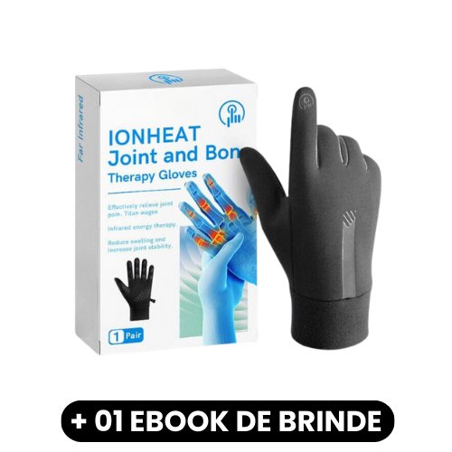 IONHEAT - Luvas de Terapia Óssea e Articular - Mania das CoisasIONHEAT - Luvas de Terapia Óssea e ArticularMania das Coisas