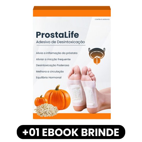 ProstaLife - Adesivo de Desintoxicação - Mania das CoisasProstaLife - Adesivo de DesintoxicaçãoMania das Coisas