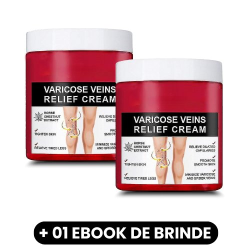 SkinClean - Creme De Alívio De Varizes - Mania das CoisasSkinClean - Creme De Alívio De VarizesMania das Coisas