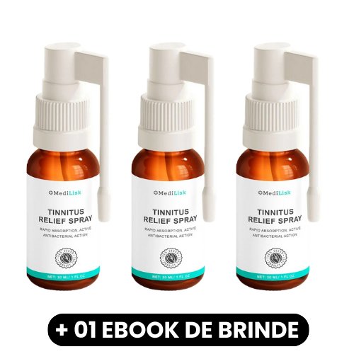 Tinnitus – Spray para Dores no Ouvido - Mania das CoisasTinnitus – Spray para Dores no OuvidoMania das Coisas