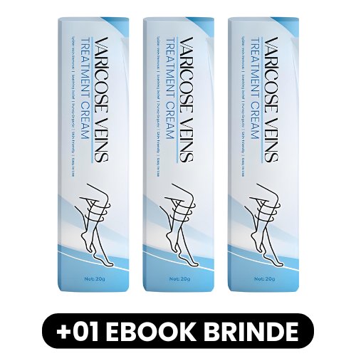 VARICOSE VEINS - Creme de Tratamento de Varizes - Mania das CoisasVARICOSE VEINS - Creme de Tratamento de VarizesMania das Coisas