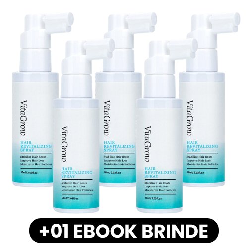 VitaGrow - Spray Revitalizante Capilar - Mania das CoisasVitaGrow - Spray Revitalizante CapilarMania das Coisas